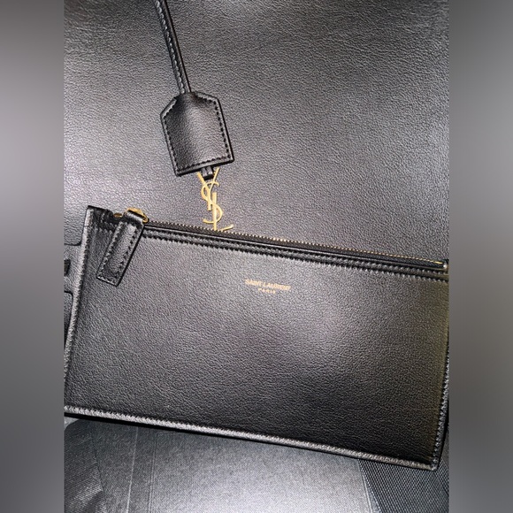 Saint Laurent Shopping Leather Tote - Picture 6 of 12